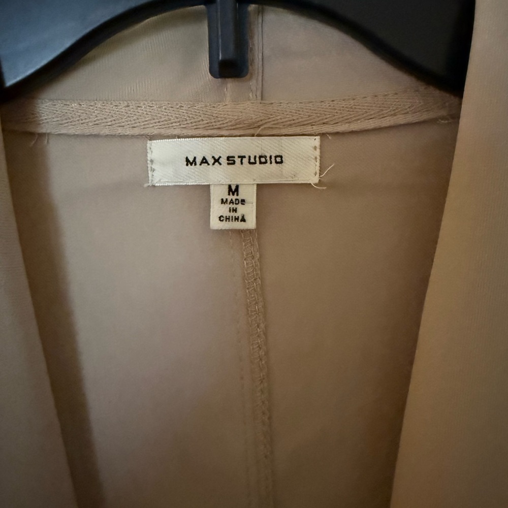 Max Studio Women's Cream Trench Coat
